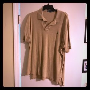 Tan polo shirt